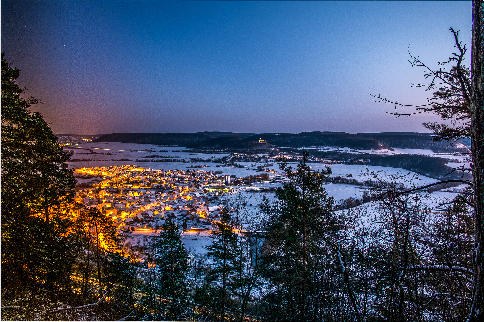 Winternacht in Elfershausen